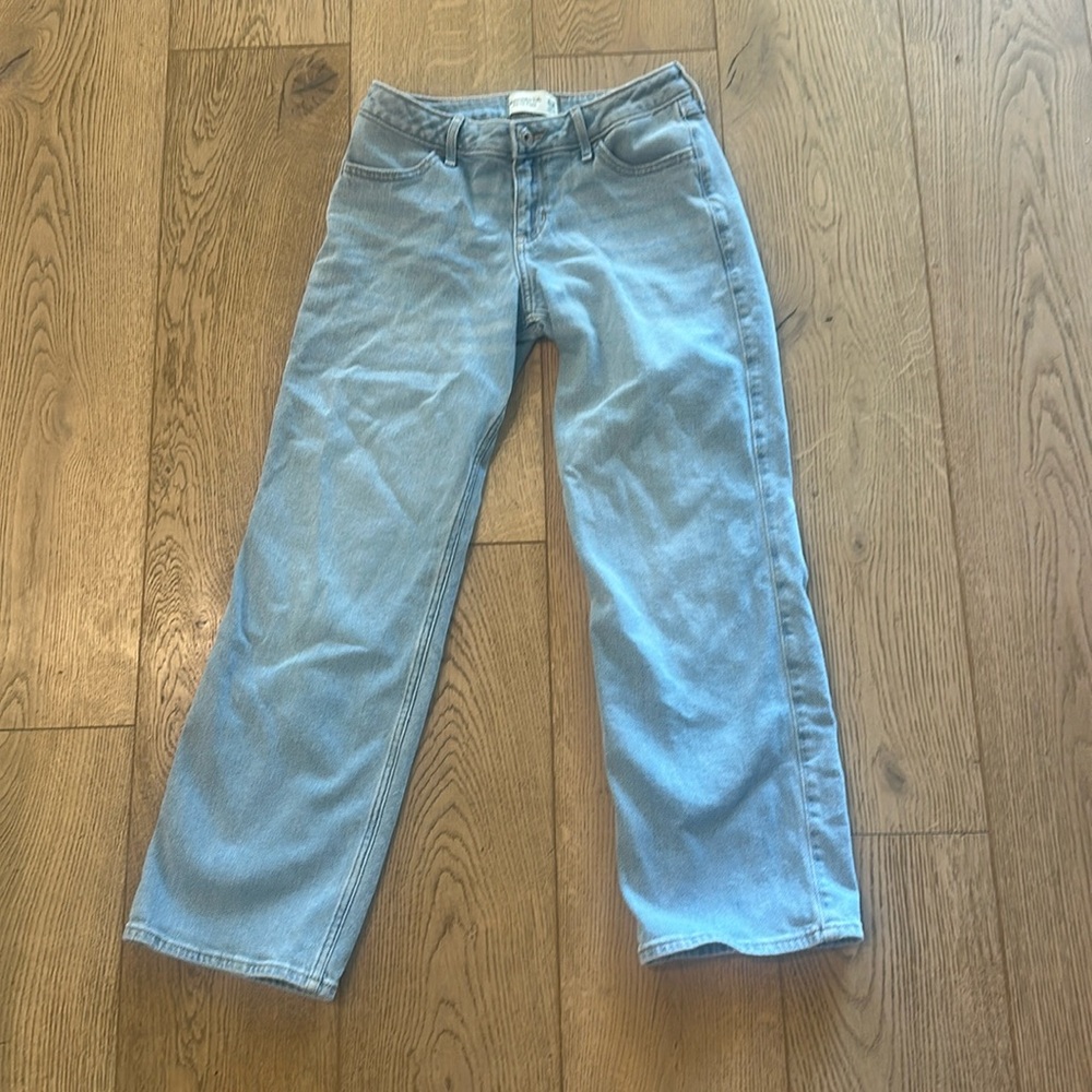 Abercrombie & Fitch kids low-rise baggy jeans girls